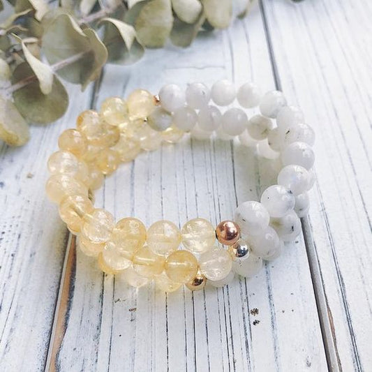 Wealth And Emotions Duality Crystal Bracelet