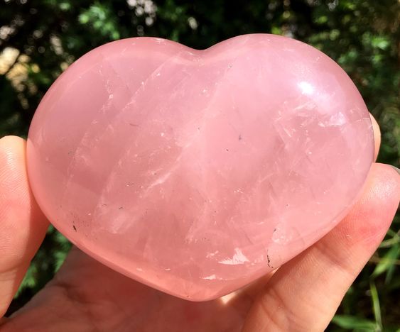 Rose Quartz Heart