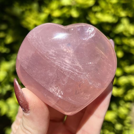 Rose Quartz Heart