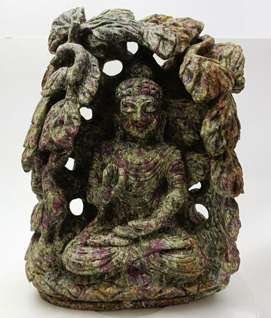 Tourmaline Quartz Tree Buddha