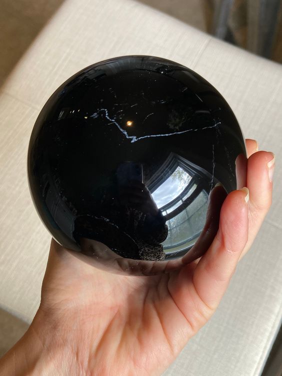 Black Obsidian Crystal Ball