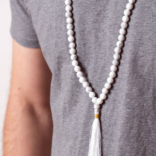 Howlite Jap Mala 108 Beads