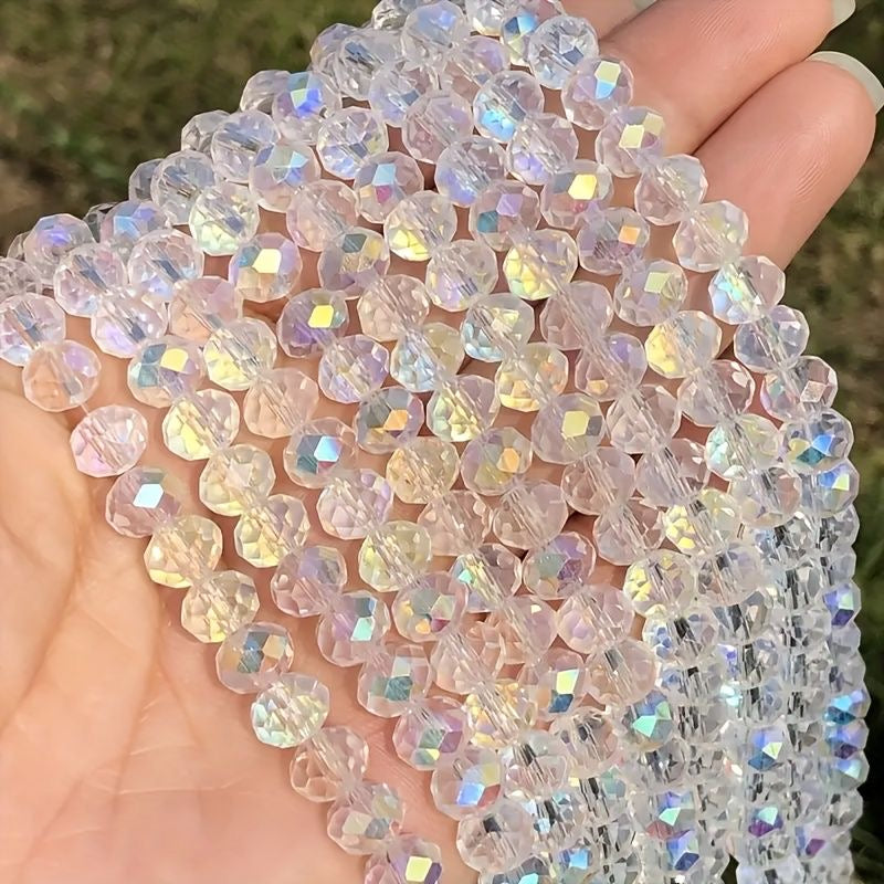 Diamond Cut Aura Quartz Bracelet