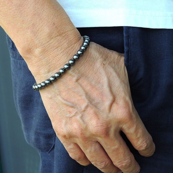 Grey Hematite Bracelet