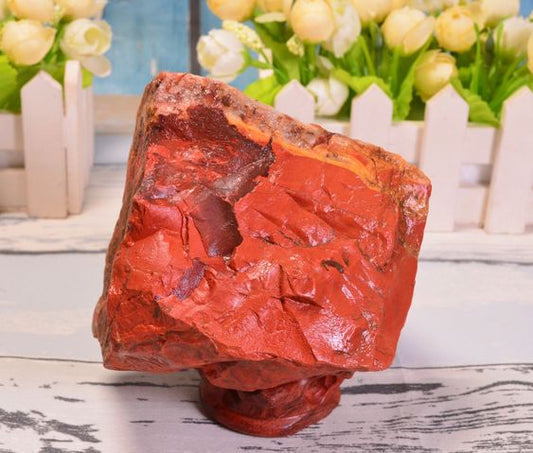 Red Jasper Raw Rough Crystal (1 kg)