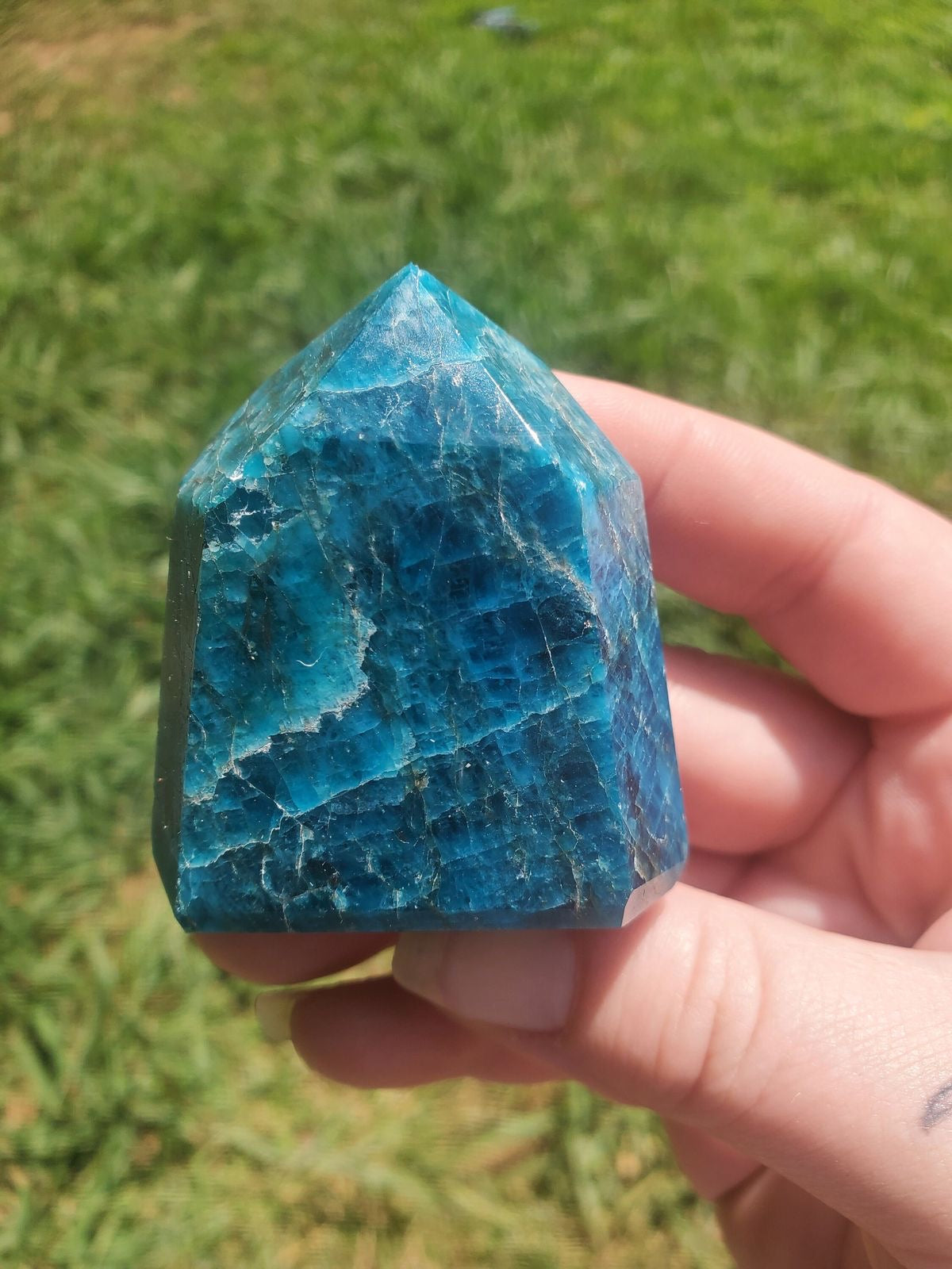 Blue Apatite Towers