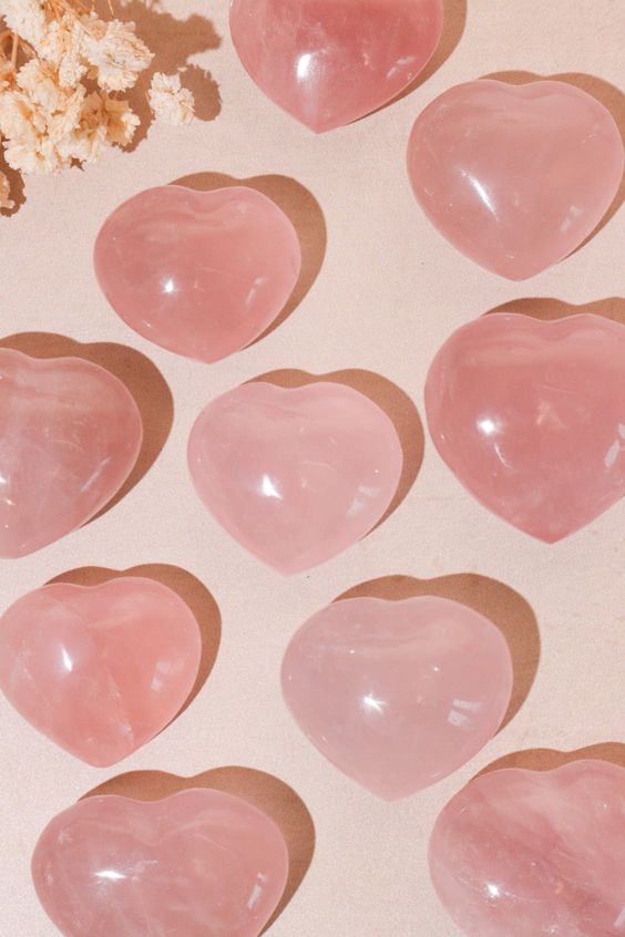 Rose Quartz Heart