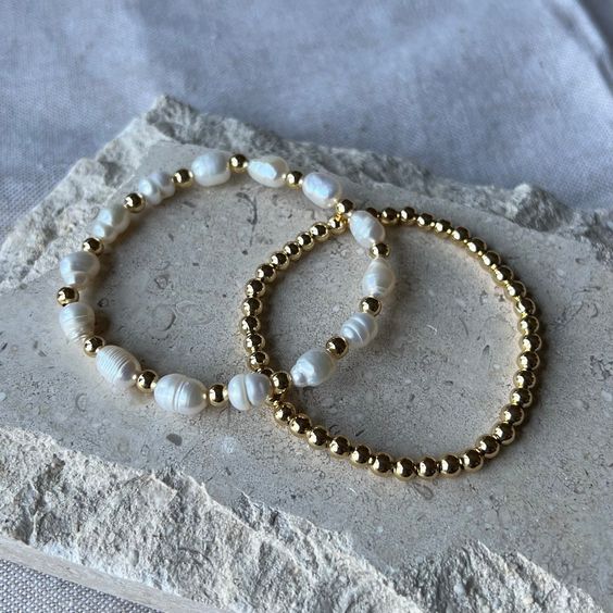 Natural Pearl Hematite Bracelets