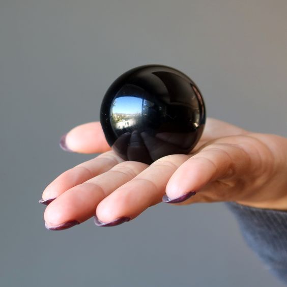 Black Obsidian Crystal Ball