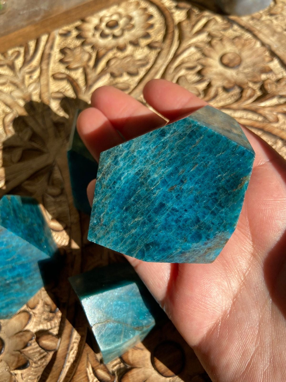 Blue Apatite Towers