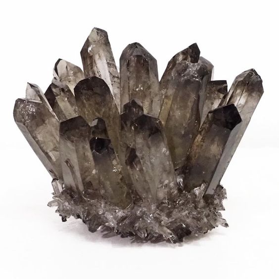 Smoky Quartz Cluster