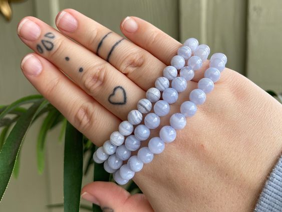 Blue Lace Agate Bracelet