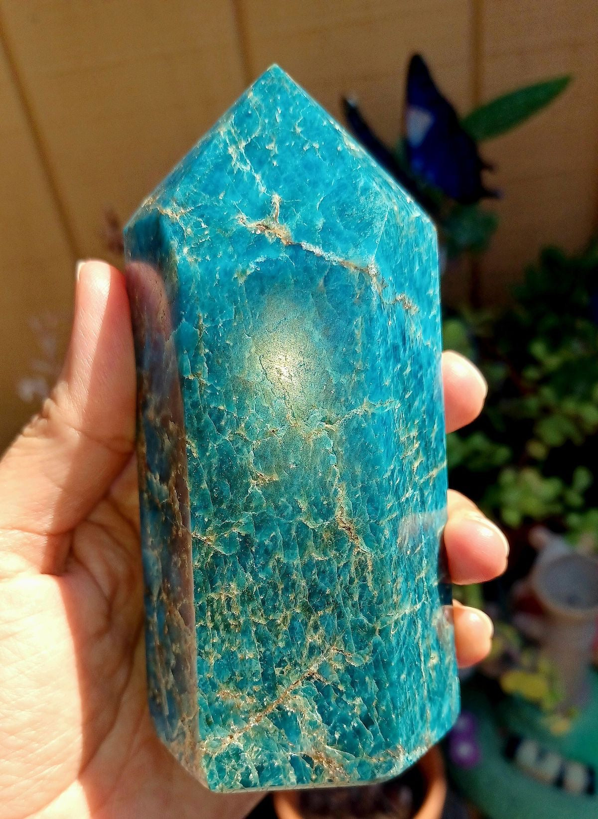 Blue Apatite Towers