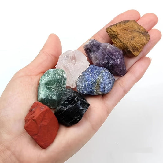 Set Of 7 Raw Crystals Gift