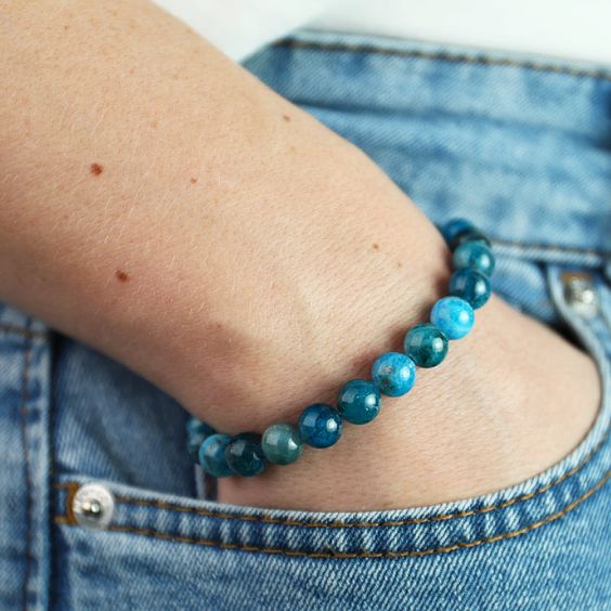 Blue Apatite Bracelet