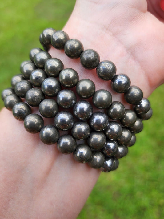 High Quality Pyrite Bracelet (Grade AAA) 8mm