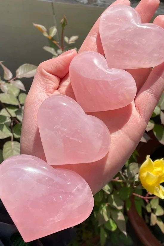 Rose Quartz Heart