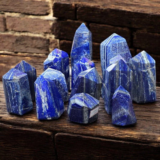 Lapis Lazuli Freeform Towers