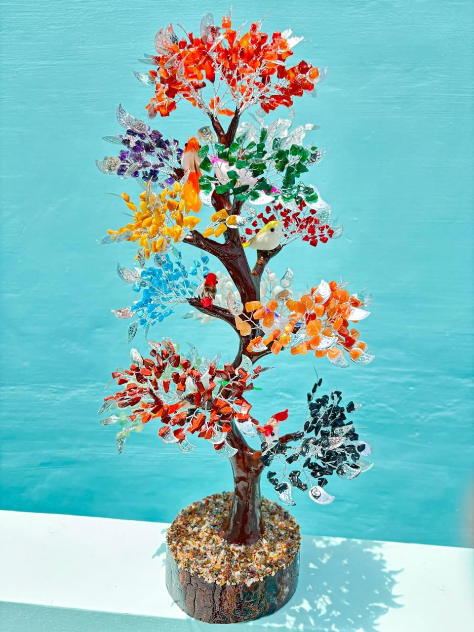 3 feet Seven Chakra Crystal Tree