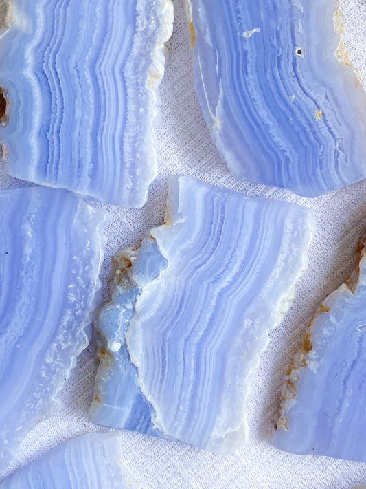 Blue Lace Agate Slices