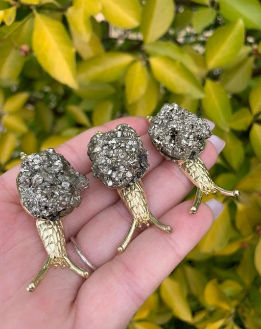 Pyrite Snails For Luck