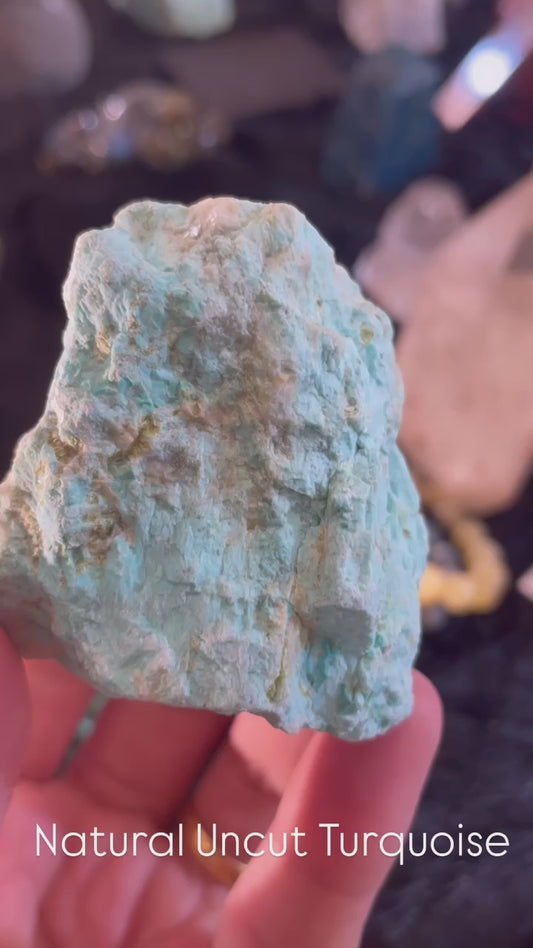 Natural Turquoise Rough Raw (200grams)